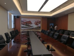 郑州职业技术学院图文楼会议室Vip项目-河南铭仕设计工程有限公司