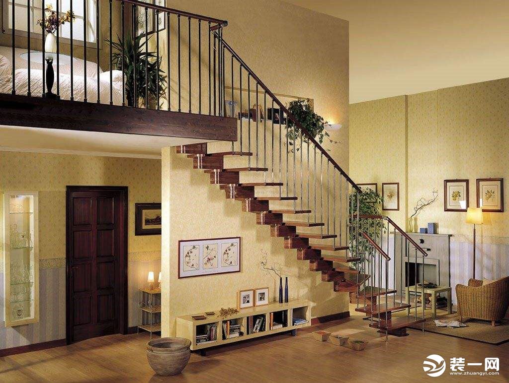阁楼楼梯设计效果图欣赏